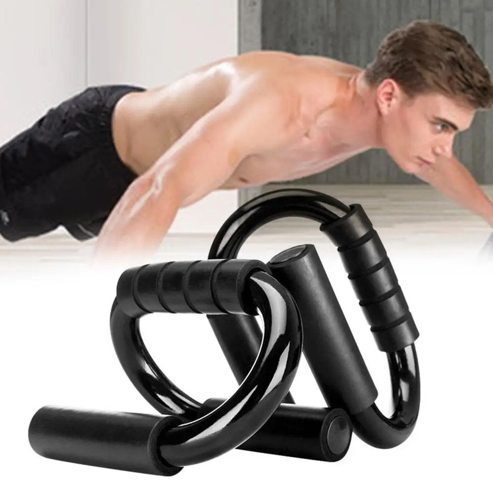 

Durable Black Stand Exercise Push Up Bracket Fitness Tools Training Hot Pushup Frame Workout Home S-Type