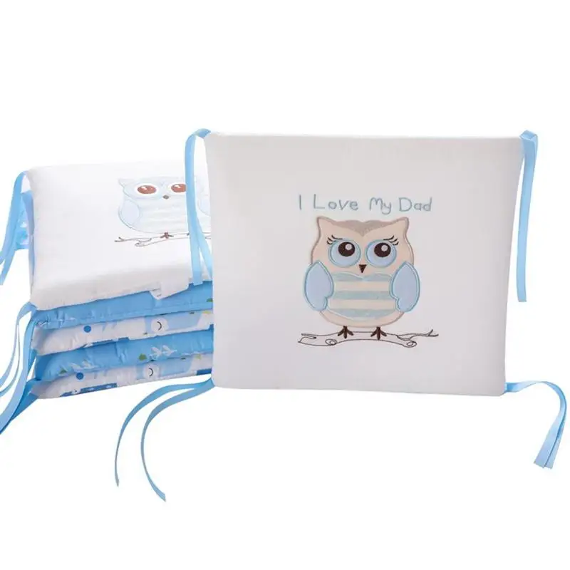 

6pcs Baby Bed Crib Bumper Baby Bedding Bedside Baby Crib Keeper Baby Room Decor Anti-collision Barrier Cover for Children Kids