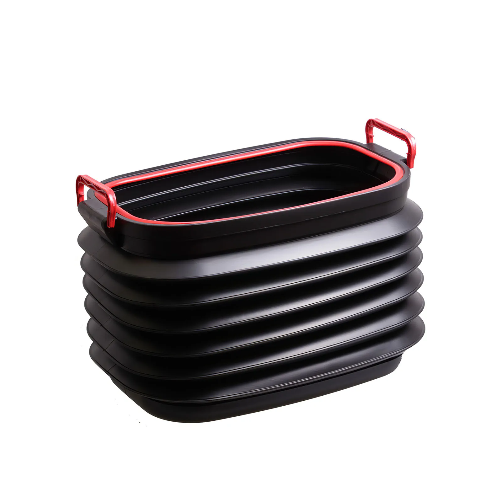 

Car Trash Can Portable 18L Car Storage Bucket Black Plastic Foldable Multifunctional Storage Box Waterproof Bag Waste Basket