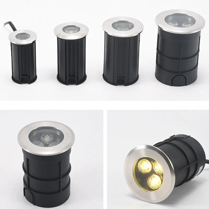 Уличный водонепроницаемый светодиодный напольный светильник из нержавеющей