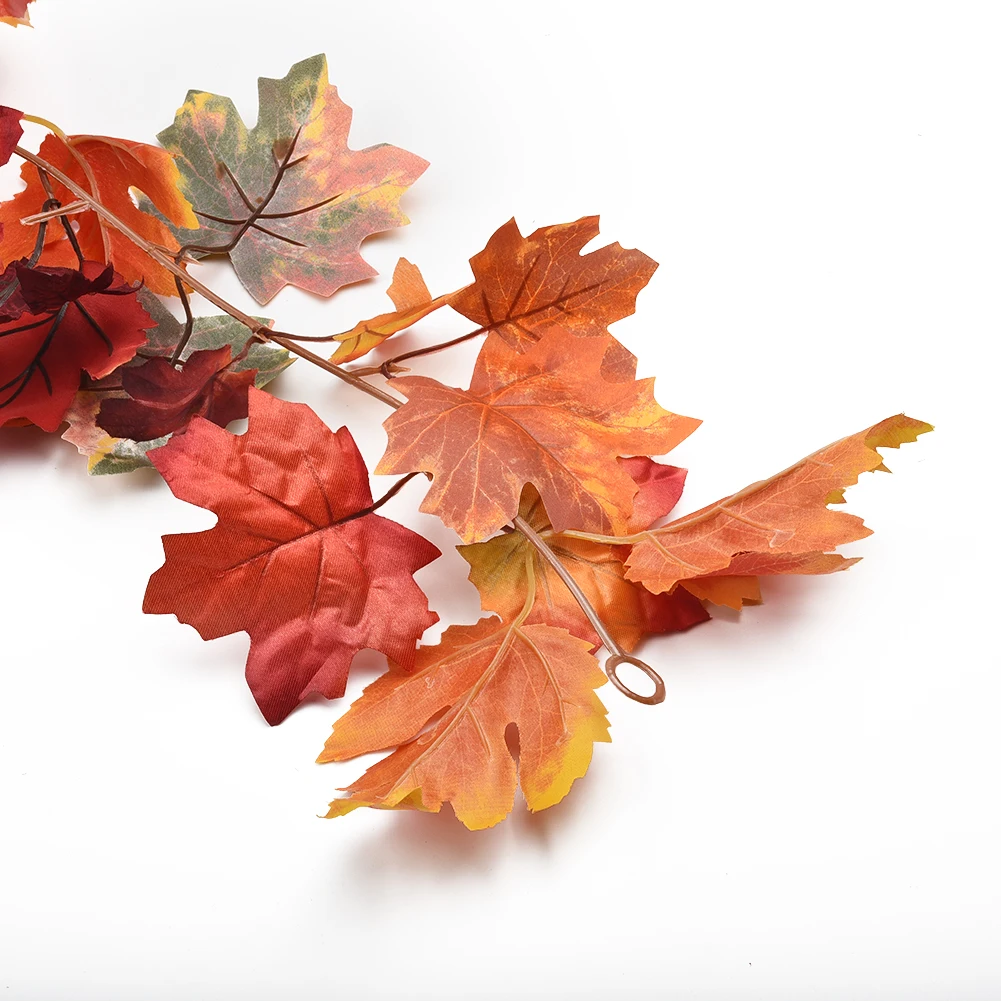 

Simulation Maple Leaves Halloween Office Room Fall Decorations Artificial
