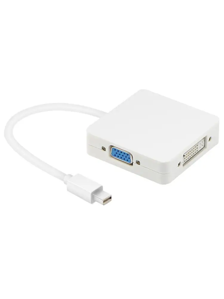 3 в 1 Конверсионный кабель мини многофункциональный портативный DP к HDMI VGA адаптер