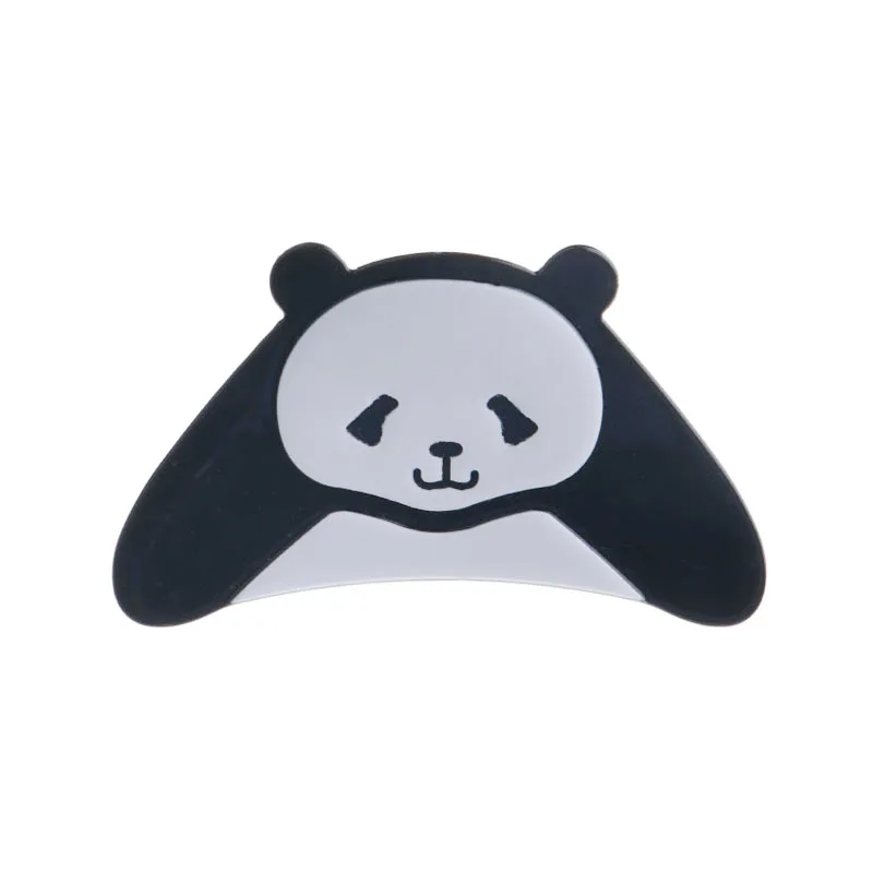 

Китайская модная заколка для волос от бренда Mi Dairy с изображением панды, милый женский акриловый зажим для волос
