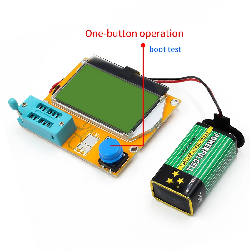 

Digital ESR MOS/PNP/NPN /LCR tester meter Mega328 Combo Transistor Diode Triode Capacitance LCD 128X64 Doctors