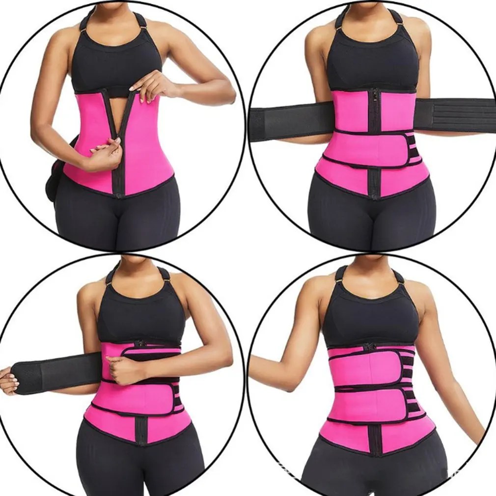 

Women Neoprene Waist Trainer Corset Trimmer Belt Compression Body Shaper Cincher Postpartum Sculpting Sports Waist Belt
