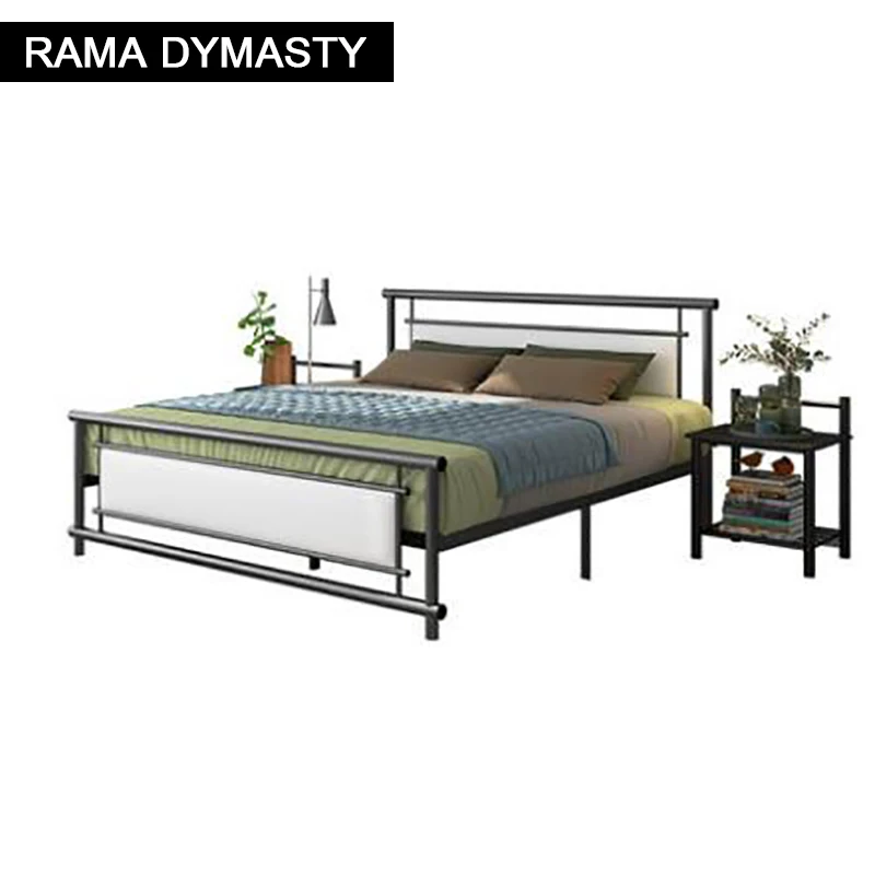 Металлическая кровать RAMA DYMASTY железная в современном дизайне модная king/queen/single size