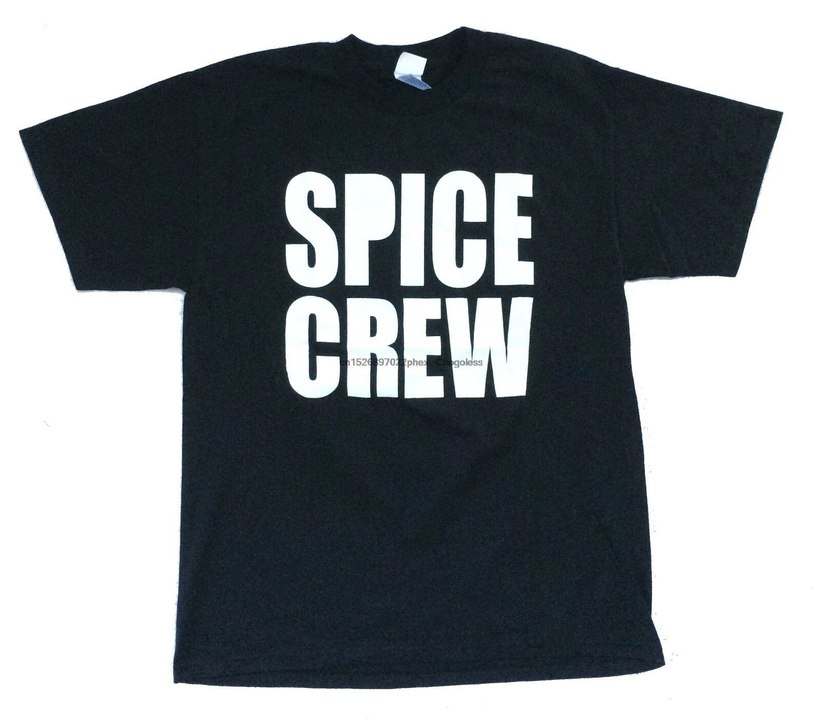 Spice Girls CREW Return Tour 2007 2008 Black T Shirt New Official NOS|Мужские футболки| |