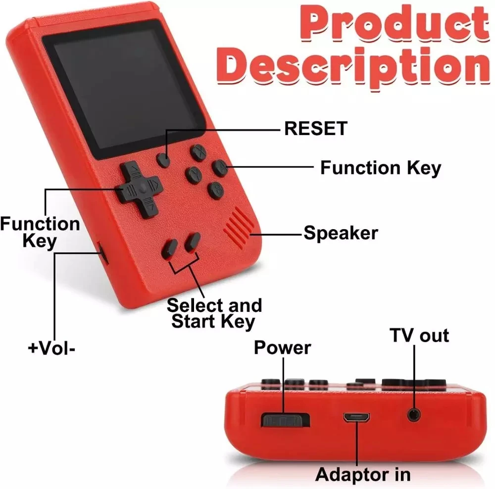 Супер портативные игры Gameboy ретро мини игровая приставка консоль для двух