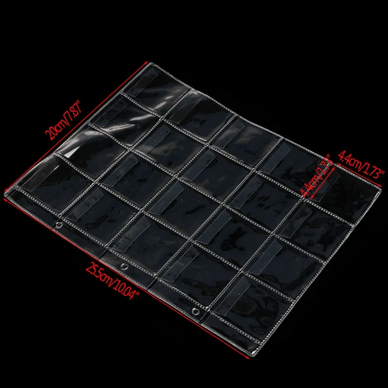 

Album Pages 20 Pockets Money Coin Holder Storage Note Currency Collection Case