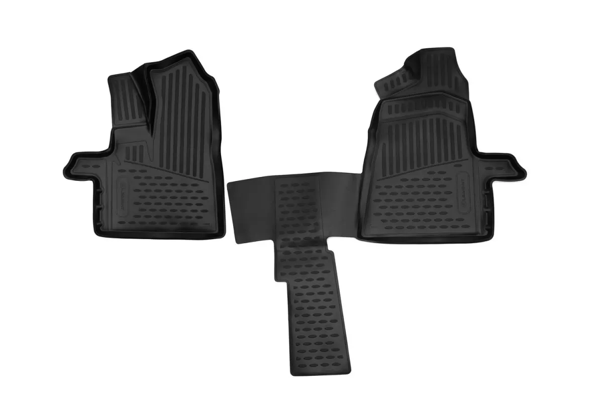 Коврики 3D в салон подходят для FORD Transit 2015-2018 фургон USA 2шт. (полиуретан) |