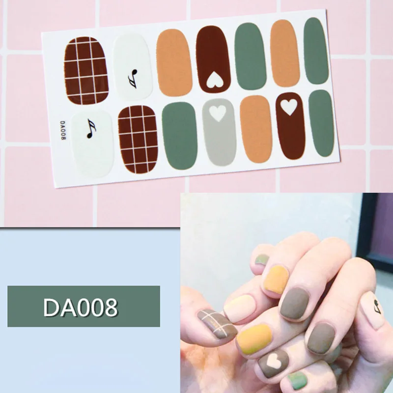 Мгновенный стикер для дизайна ногтей обертывание фольга сделай сам маникюра