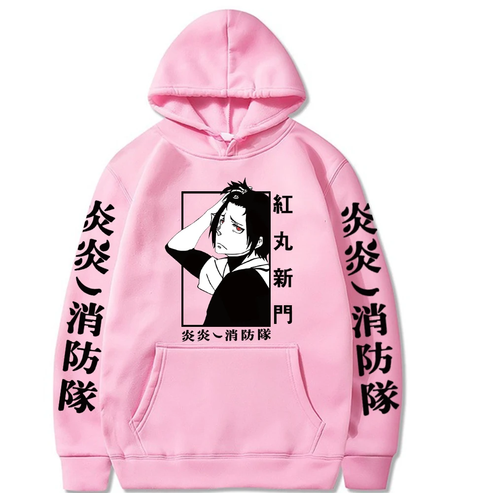 

Fire Force Anime Hoodie Pullover Tops Long Sleeve Fire Force Man and Woman Cloths