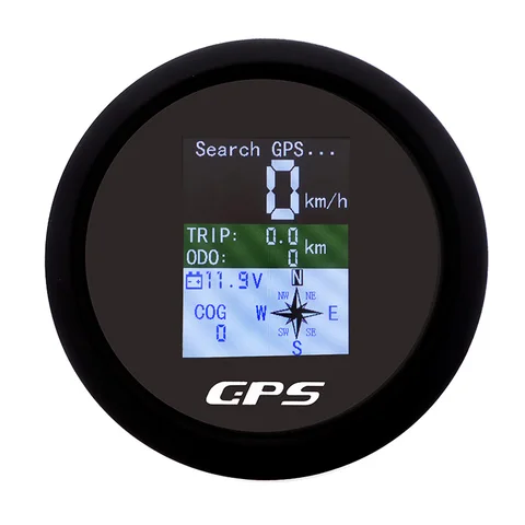 Цифровой GPS-спидометр, регулируемая км/ч Антенна, 85 мм, с TFT-экраном, для лодки, автомобиля, мотоцикла, одометра