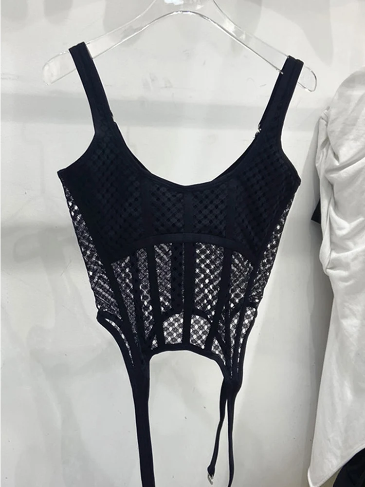 

Sexy square neck bubble sleeve retro jacquard fish bone waist irregular short slim shirt ladies summer new fashion