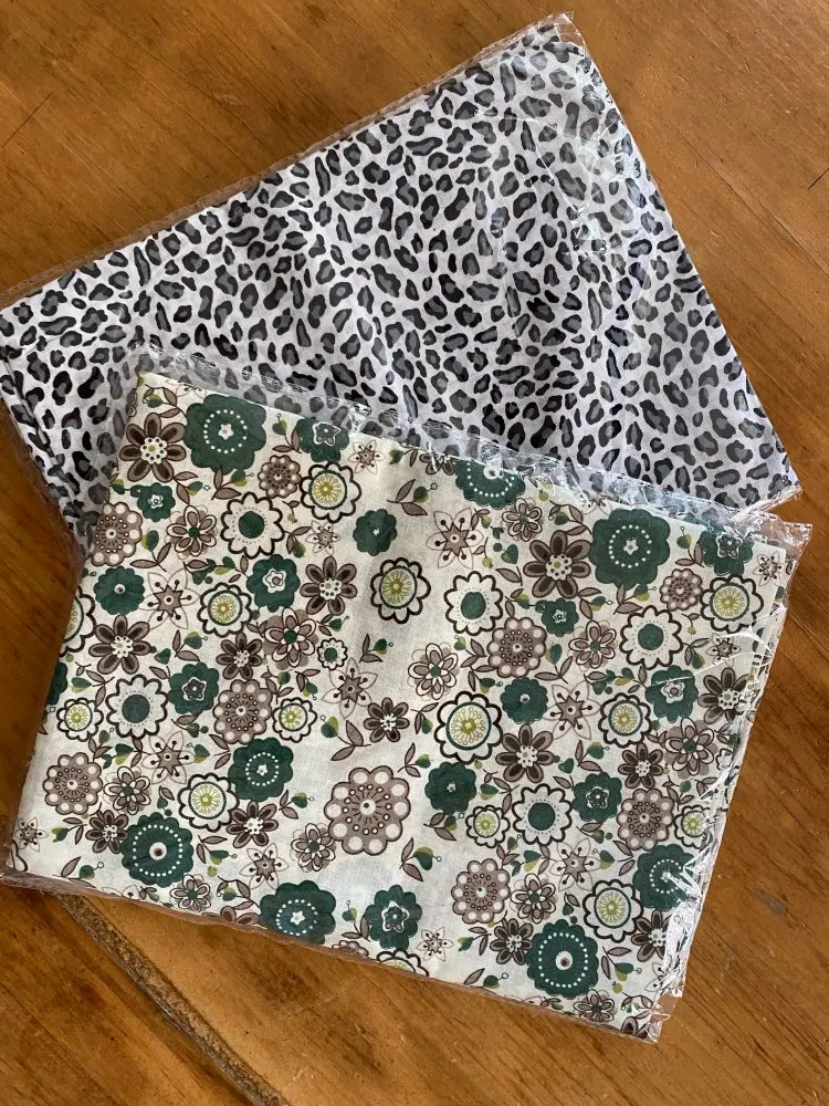 Leopard Printed 100% Black Cotton Fabric Quilting Patchwork Sewing Dolls Toy Home Textile Bedding Tales Tissue Fat Quarter Craft|fat quarters|cotton