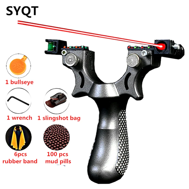 

Professional High Precision Rubber Band Leather Slingshot Professional Quick Loop Special Outdoor Hunting Catapult No Battery
