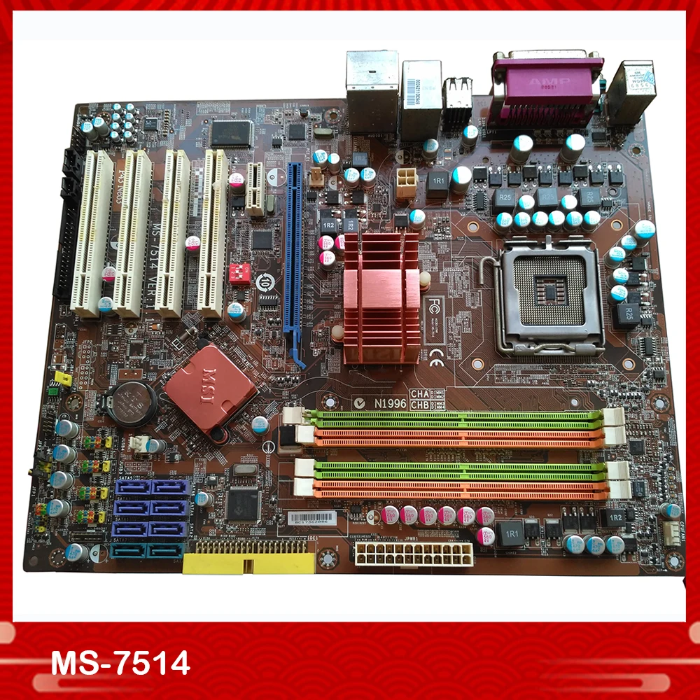 

Originate Desktop Motherboard for MSI P43 NEO3 MS-7514 Support 8400 9550 9650 Fully Tested Good Quality