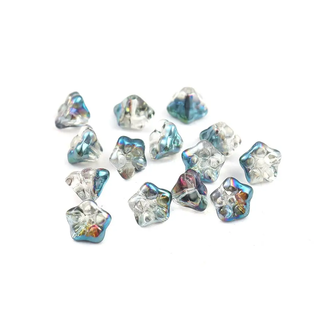DoreenBeads стеклянные бусины с цветком шампанского ювелирное изделие DIY фурнитура