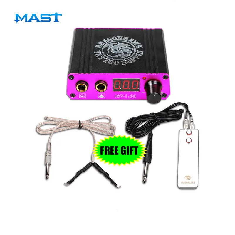 Цифровой блок питания для тату с ЖК дисплеем машины педалью ног принадлежности