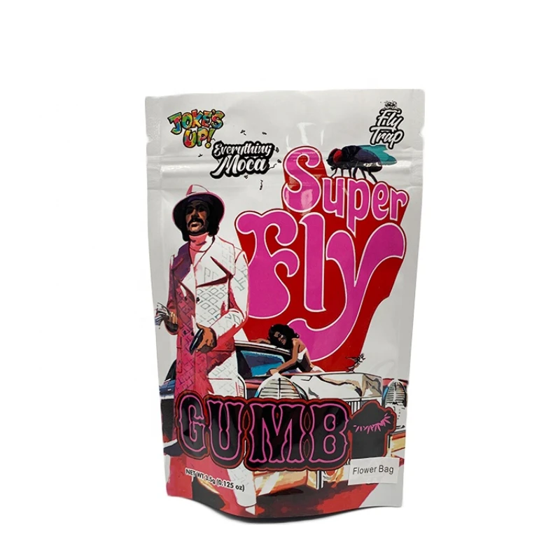 

Newest 3.5 G Purple Sherb Pink Snapple Double Moshi 42 Stand Up Pouch Weed Mylar Packaging Bags(Only Bag No Food)