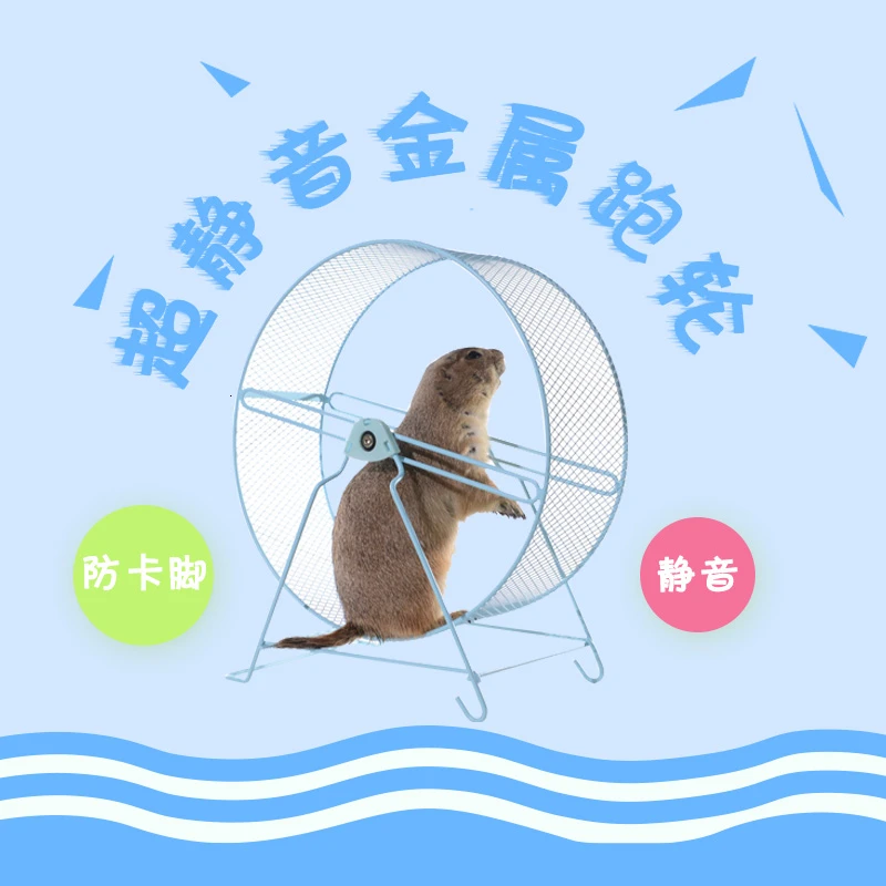 

Metal silent running wheel 25cm dragon cat hedgehog not stuck squirrel running wheel oversized 32cm earth dial rat running wheel
