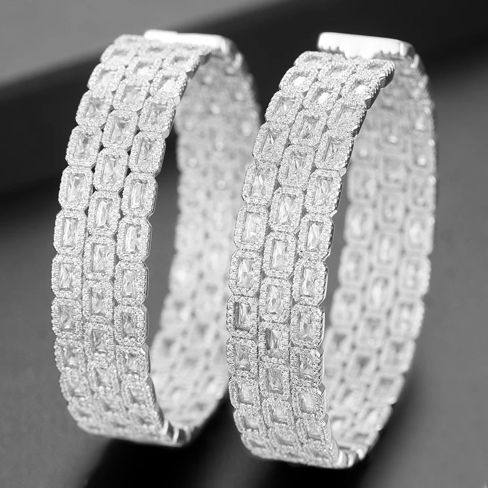 missvikki Noble Luxury Hoop Earrings boucle d'oreille femme 2019 for Women Bride Wedding Actor Model Dancer Party Show Gift | Украшения
