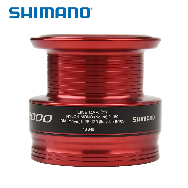 Оригинальная запасная катушка SHIMANO SIENNA 2000 Aluminium LONG STROKE подходит для спиннинговой рыбалки в соленой воде.