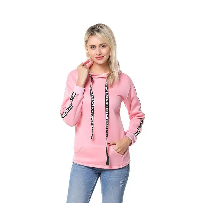 Женские толстовки с буквенным принтом Harajuku однотонный Повседневный пуловер