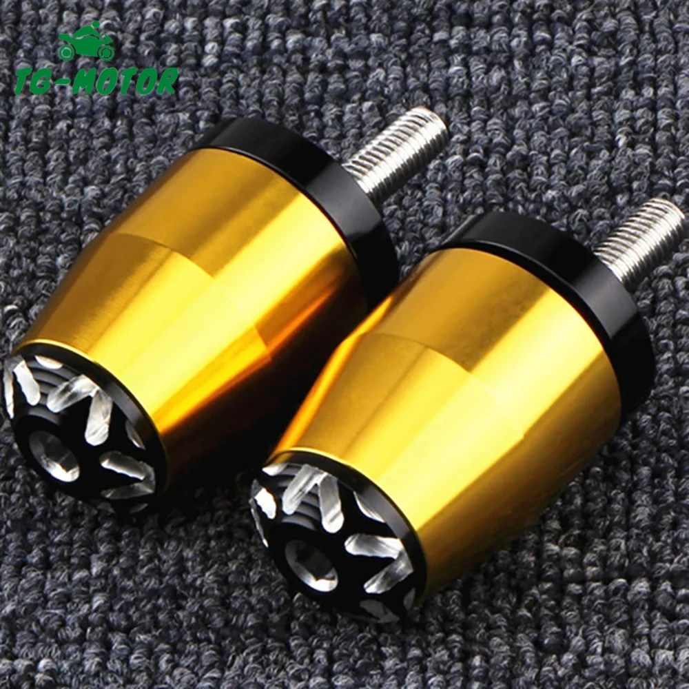 

TG-Motor For Honda Kawasaki Ducati BMW Aprilia Motorcycle Universal Handle Bar Ends Grips 7/8" 22mm Handlebar Counterweight Plug