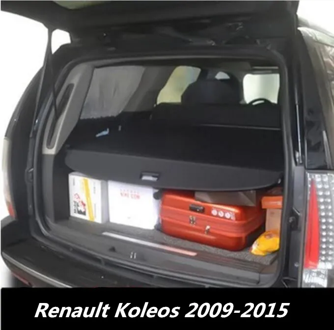 Защитный щит для заднего багажника автомобиля чехол груза Renault Koleos 2009 2010 2011 2012 2013