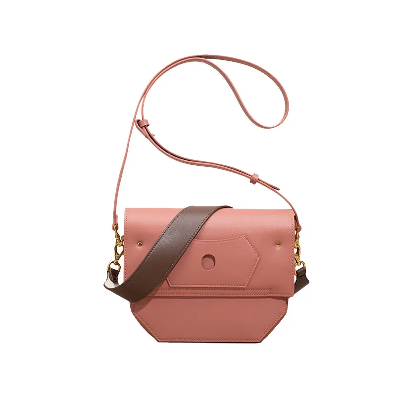 

Genuine Leather Saddle Bag Purses and Handbags Available on Both Sides Fashion Women's New Messenger Bag Shoulder Bag Design Bag