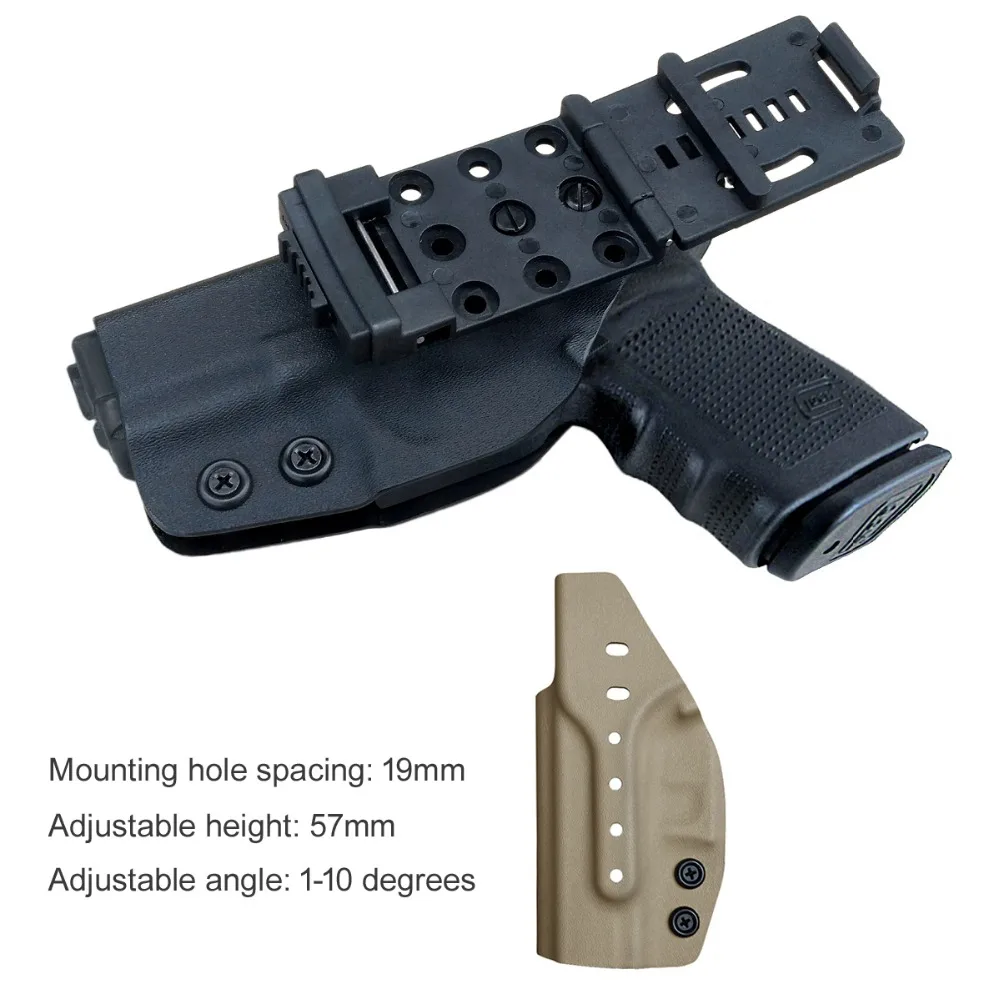 BBF Make OWB KYDEX кобура подходит для: Glock 19 19x23 32 17 22 3125 26-27 33 30s кобура для пистолета пояс Вне носить кейс для пистолета чехол