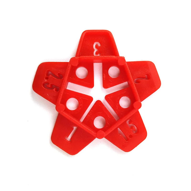 

50Pcs 1/1.5/2/2.5/3mm Reusable Plastic Cross Gap Locators Clip for Flooring Wall Tile Leveling System Leveler Construction Tools