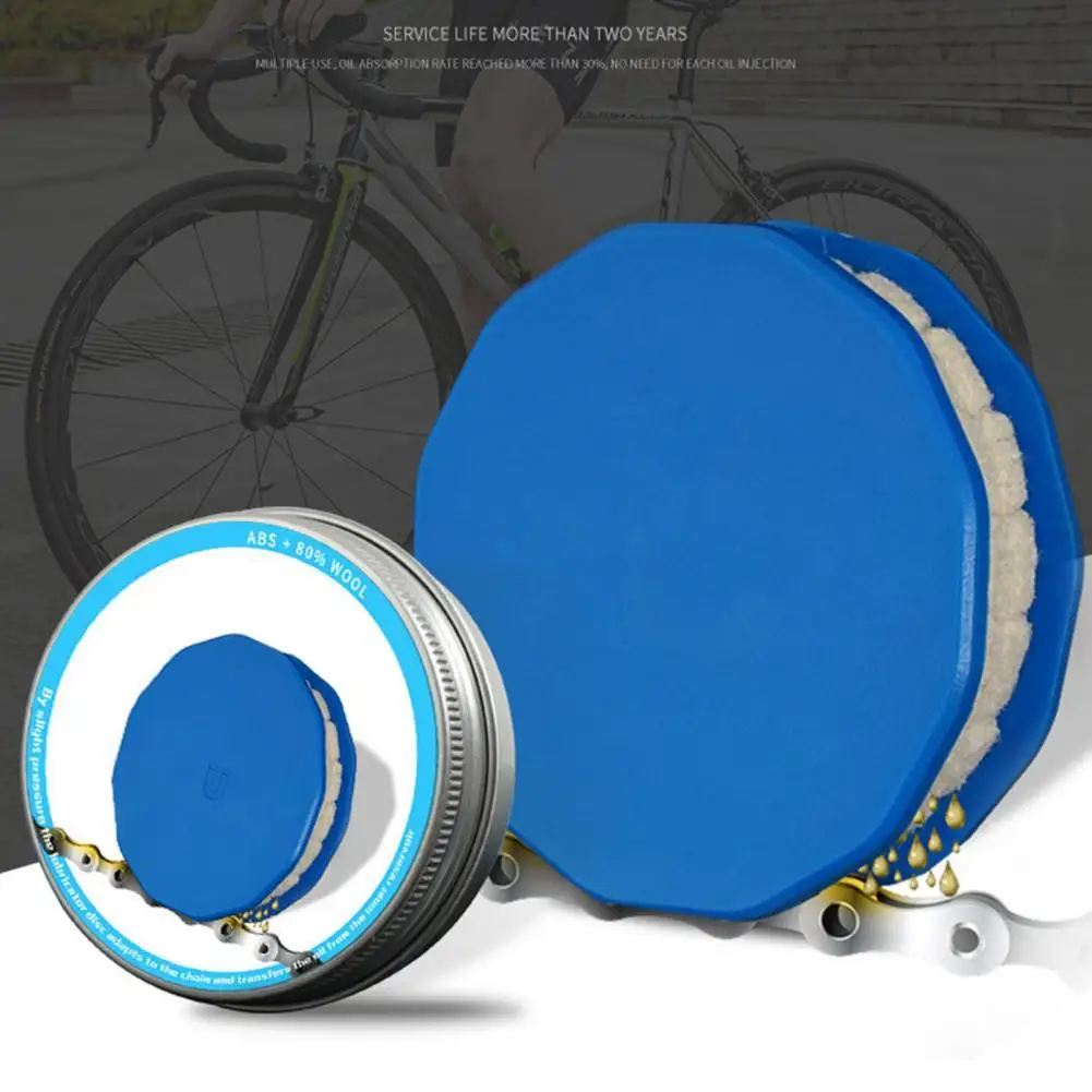 

1PCS Protable Anti-Corrosion Bicycle Magnetic Roller Chain Oiler Lubricating Bike Maintenance Tool Accessory