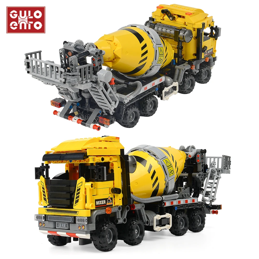 1143 шт. городской цементный миксер инженерный грузовик строительные блоки