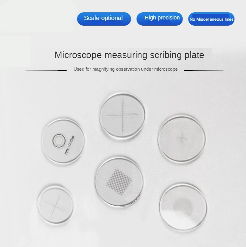 Микроскоп-микрометр калибровочный лист шкала измерения стеклянный 0 05 мм