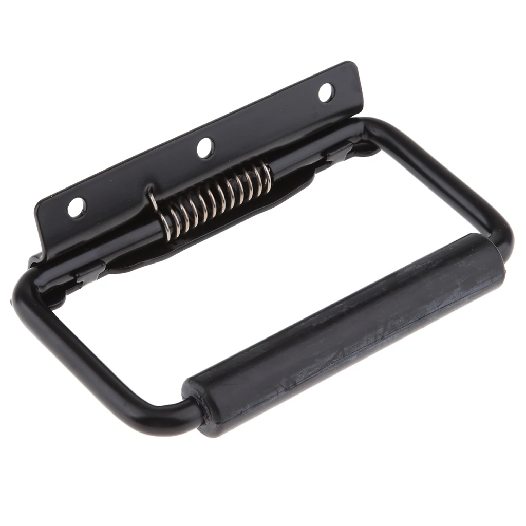 

Cabinet Door Box Stainless Steel Folding Pull Handle Pulls Puller Black