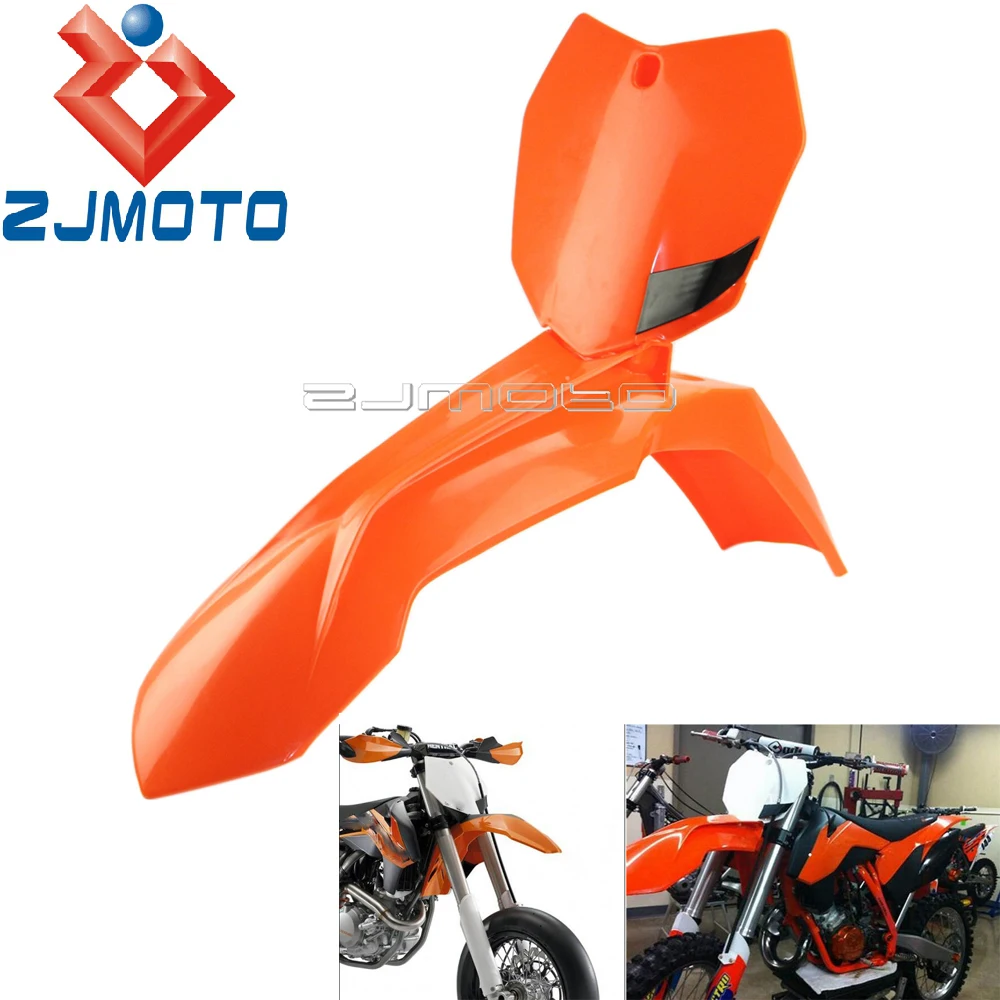 Переднее крыло мотоцикла оранжевого цвета для кроссового SXF SX XCW XC EXC XCF 125 150 250 300 350