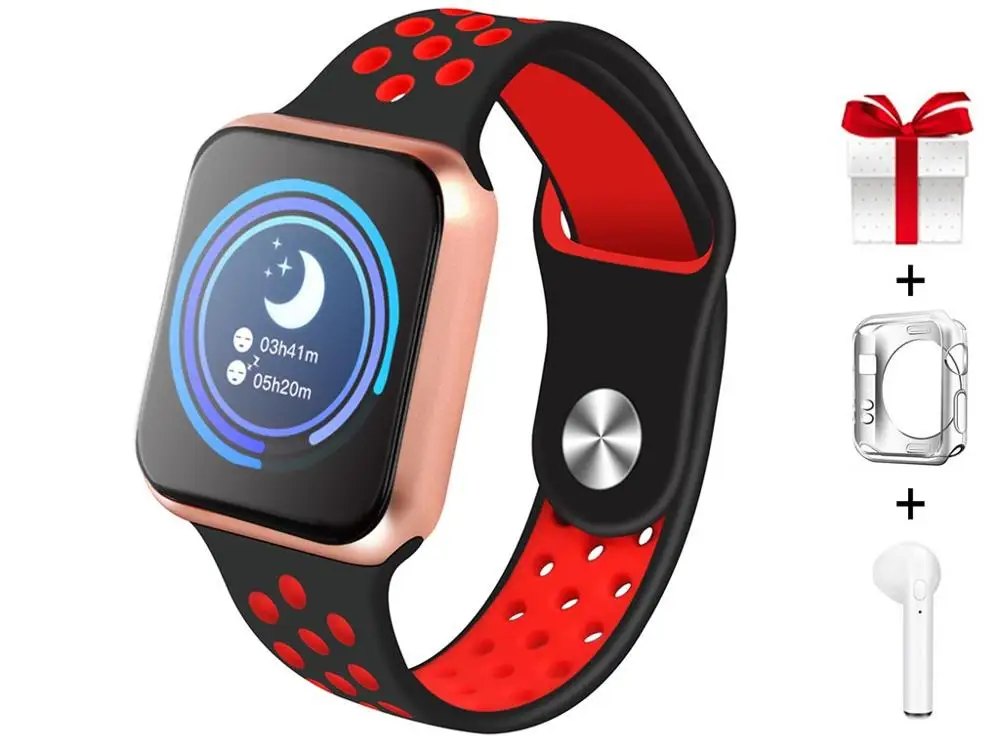 Умные часы F9, Bluetooth, ear, i7, с функцией вызова, ЭКГ, монитор сердечного ритма, умные часы для мужчин и женщин, для apple iphone, xiaomi, pk, B75, P68 - Цвет: i7 f901