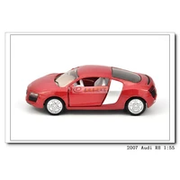 155 car model siku genuine alloy car model u1430 audi r8 maroon board collect toy figures