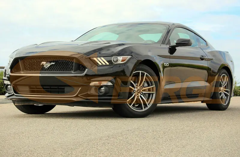 Для Ford Mustang 2015 2016 2017 отличный ультра яркий CCFL ангельские глазки Halo кольца комплект