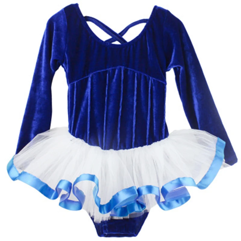 Балетное платье для детей 2020 новое Золотое бархатное балетное платье-пачка