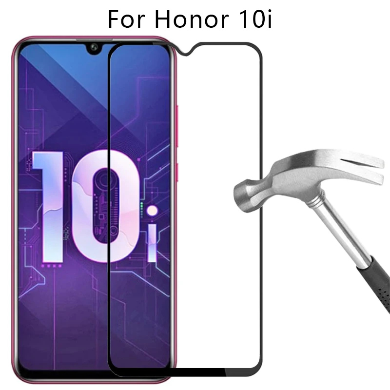 

protective glass on honor 10i screen protector tempered glas for huawei honor10i honer onor 10 i i10 safety film huawey huwei 9h