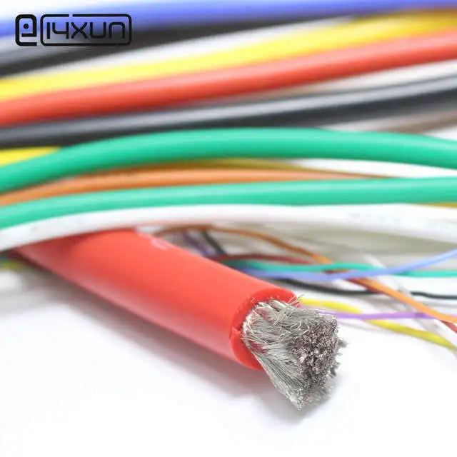 4 6 7 8 10, 11, 12, 13, 14, 15, 16, 17, 18, 20, 22, 24, 26 28 30 AWG силиконовый провод ультра гибкий Тесты линия кабель высокого Температура