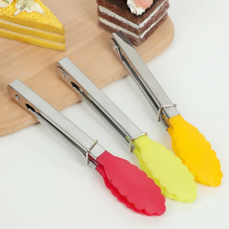 Нейлоновые щипцы для барбекю Delidge 1 шт. ручка из нержавеющей стали антипригарная