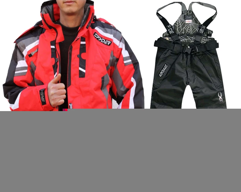 Женский зимний костюм для сноуборда утепленный с защитой от ветра комплект из