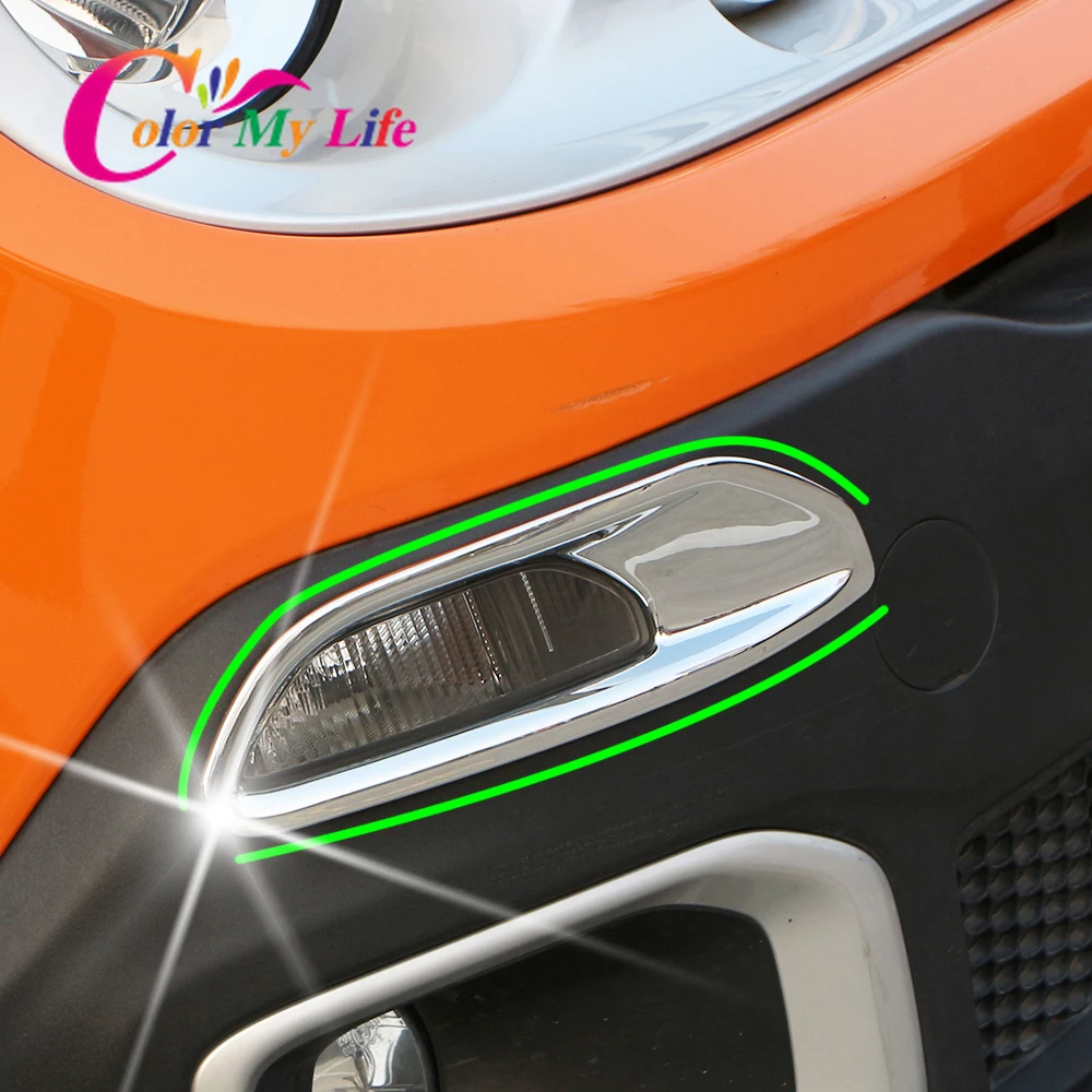 ABS хромированные Автомобильные дневные ходовые огни Защитная крышка Накладка