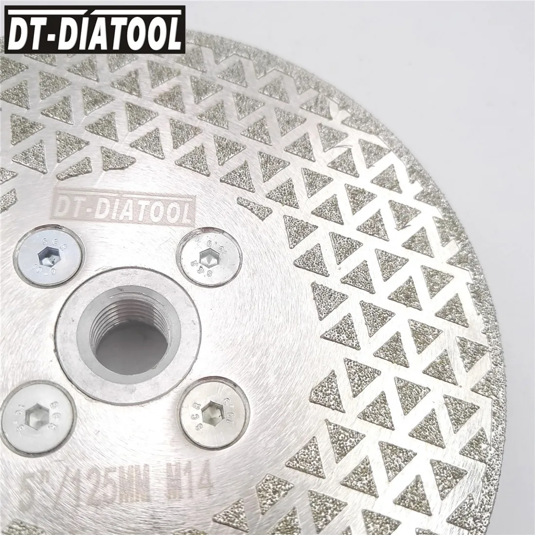 DT-DIATOOL 1 шт. 4," /5"/" /9" двусторонний алмазный отрезной диск с электролитическим покрытием и шлифовальный диск гранит мраморный диск круглопильного станка камнерезный диск