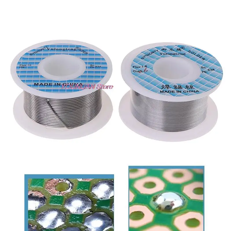 

50g Welding Solder Wire High Purity Low Fusion Spot 1.0mm Soldering Wire Roll