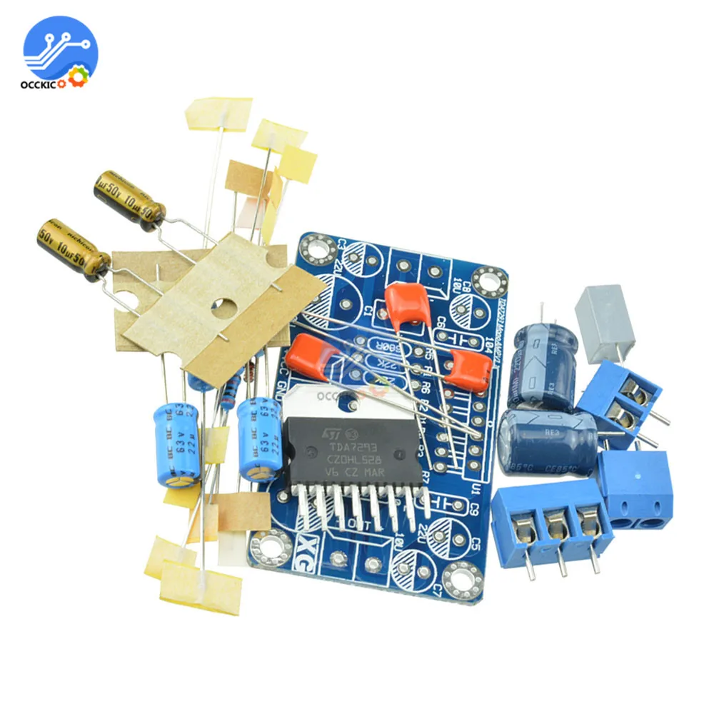 TDA7293 моно-усилитель платы DIY Kit 100W аудио динамик Volum Control Modulo усилитель звуковая